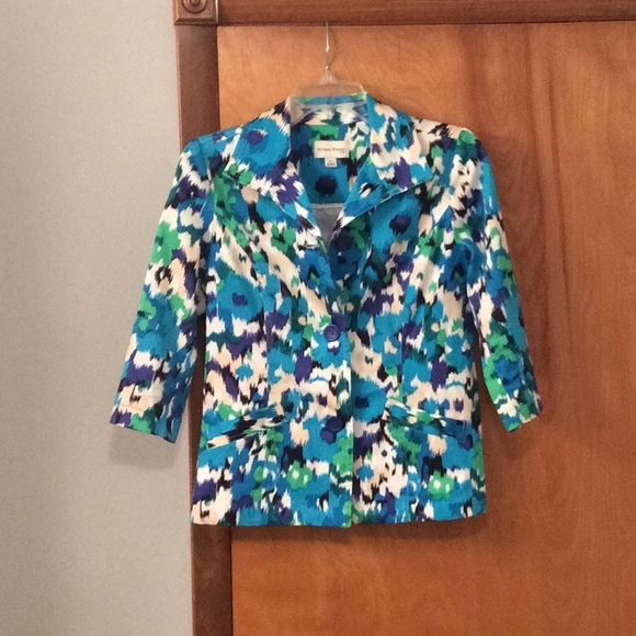 Studio Works Petite PS 3/4 Sleeve Stretchy Jacket - Picture 1 of 7